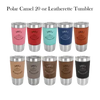 20 oz Leatherette Polar Camel Tumbler
