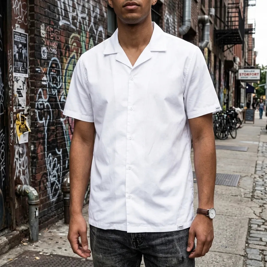 All-over Print Comfort Short-sleeve Hawaiian Shirt