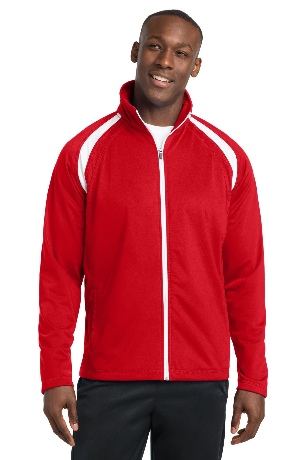 Sport-Tek ®  Tricot Track Jacket. JST90