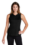 Sport-Tek  ®  Women's PosiCharge  ®  Tri-Blend Wicking Draft Hoodie Tank. LST410