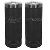 Black/Ghost Black 22oz Polar Camel ION-Plated Skinny Vacuum Insulated Tumbler