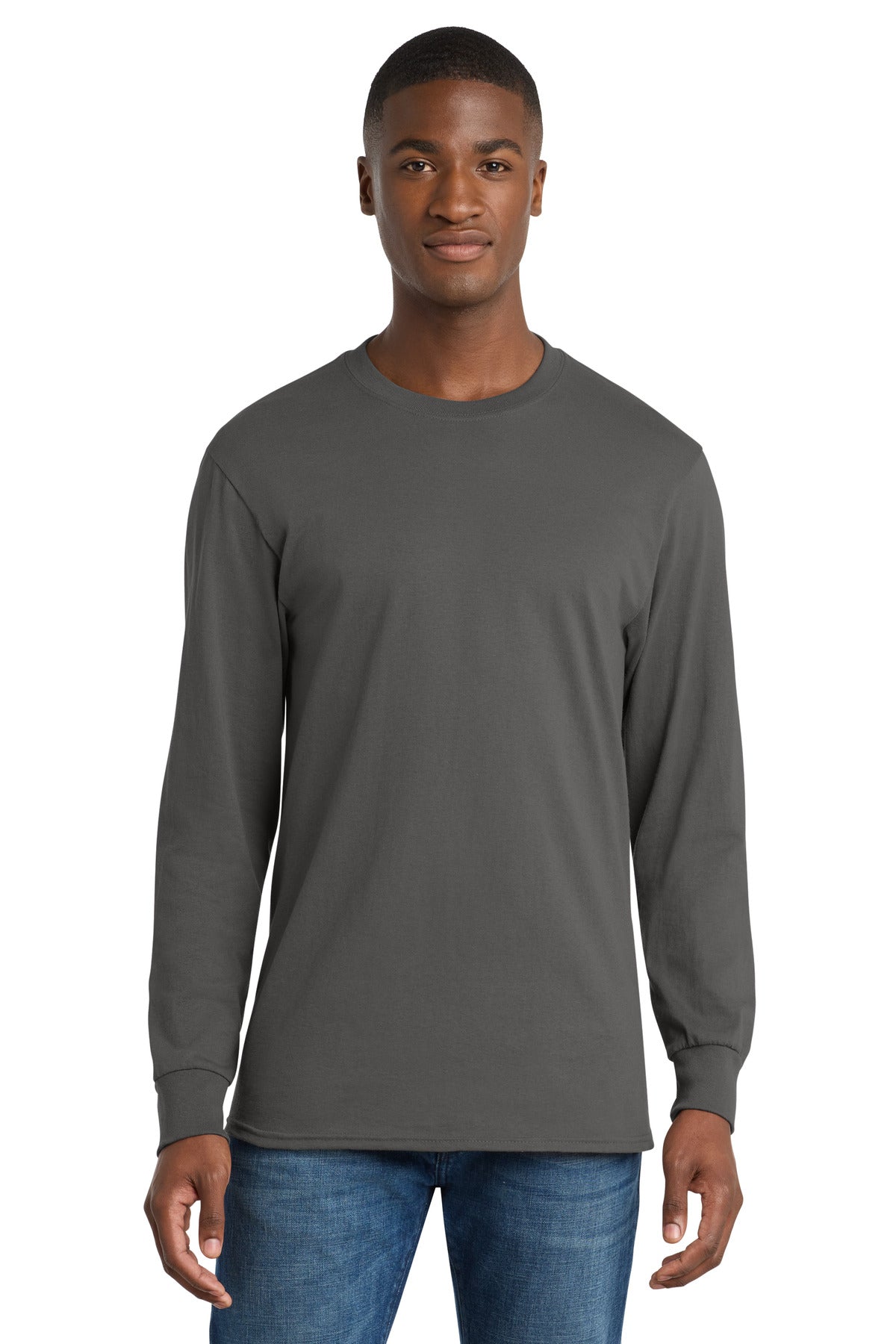 Port & Co ™  Long Sleeve Core Cotton Tee. PC54LS