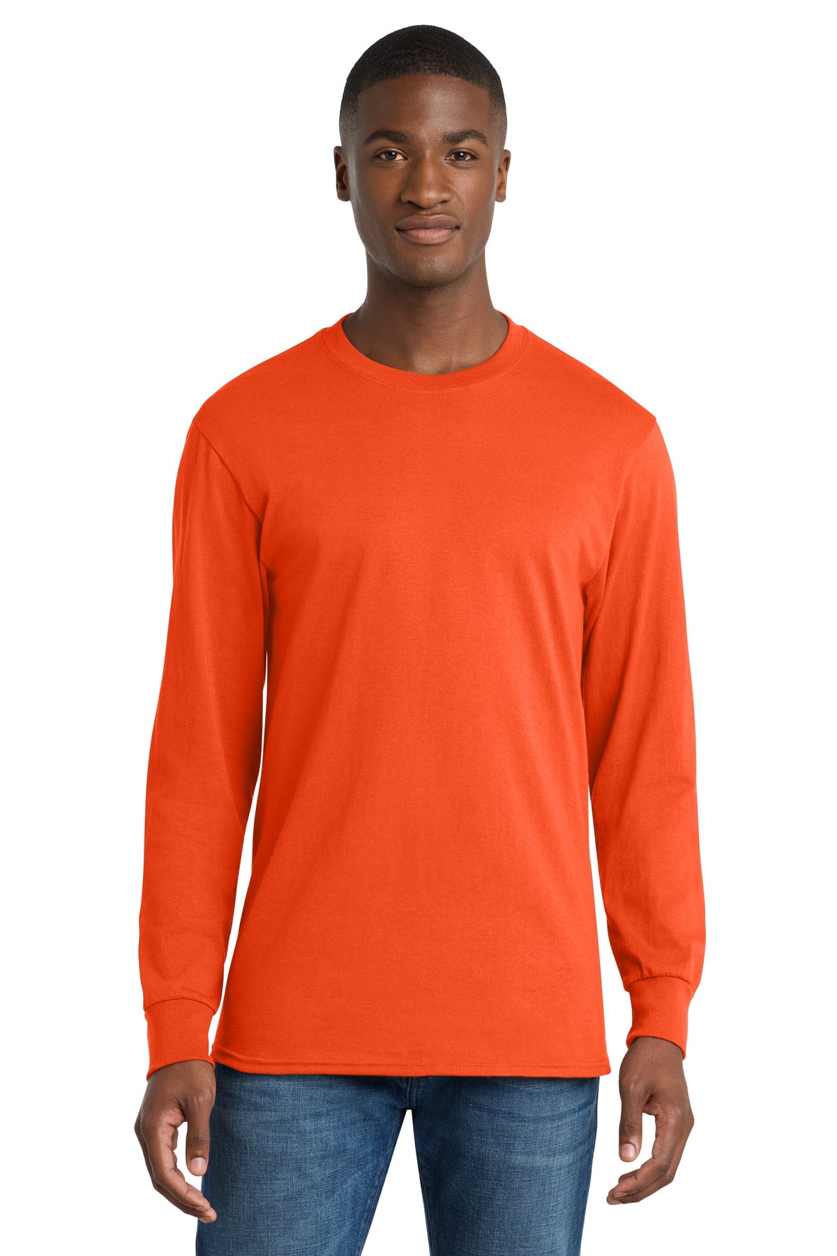 Port & Co ™  Long Sleeve Core Cotton Tee. PC54LS