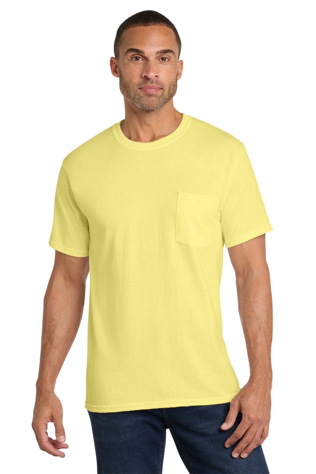 Port & Co ™  Core Cotton Pocket Tee. PC54P