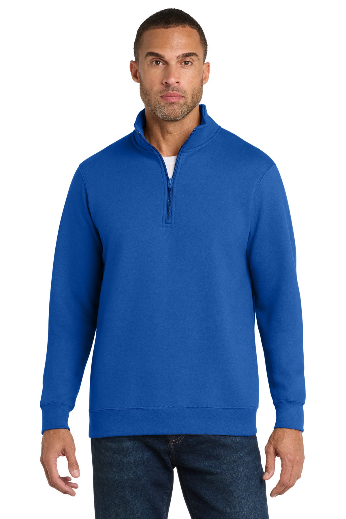 Port & Co ™ Fan Favorite Fleece 1/4-Zip Pullover Sweatshirt. PC850Q