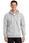 Port & Co ™ Essential Fleece Full-Zip Hooded Sweatshirt. PC90ZH