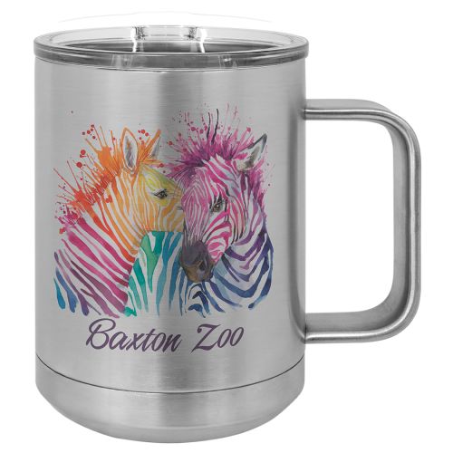 15oz Polar Camel Vacuum Insulated Sublimatable Travel Mug with Slider Lid