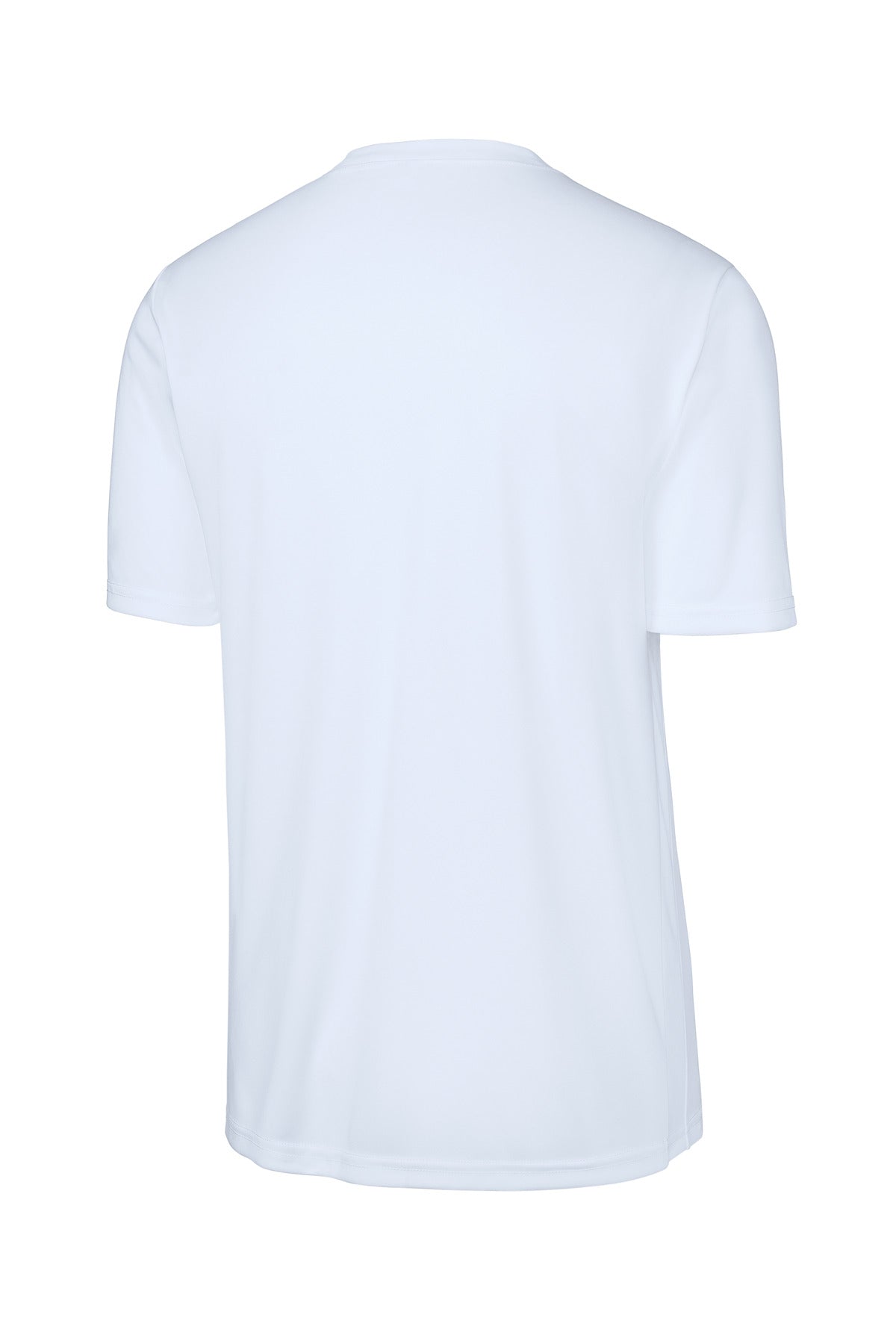 Sport-Tek Competitor United V-Neck ST101 - White/ White - Back (flat)