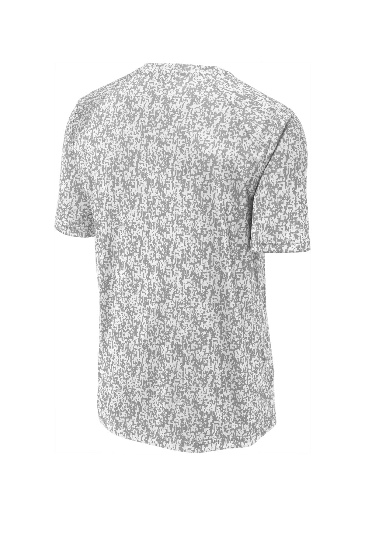 Sport-Tek Digi Camo Tee ST460 - White - Back (flat)
