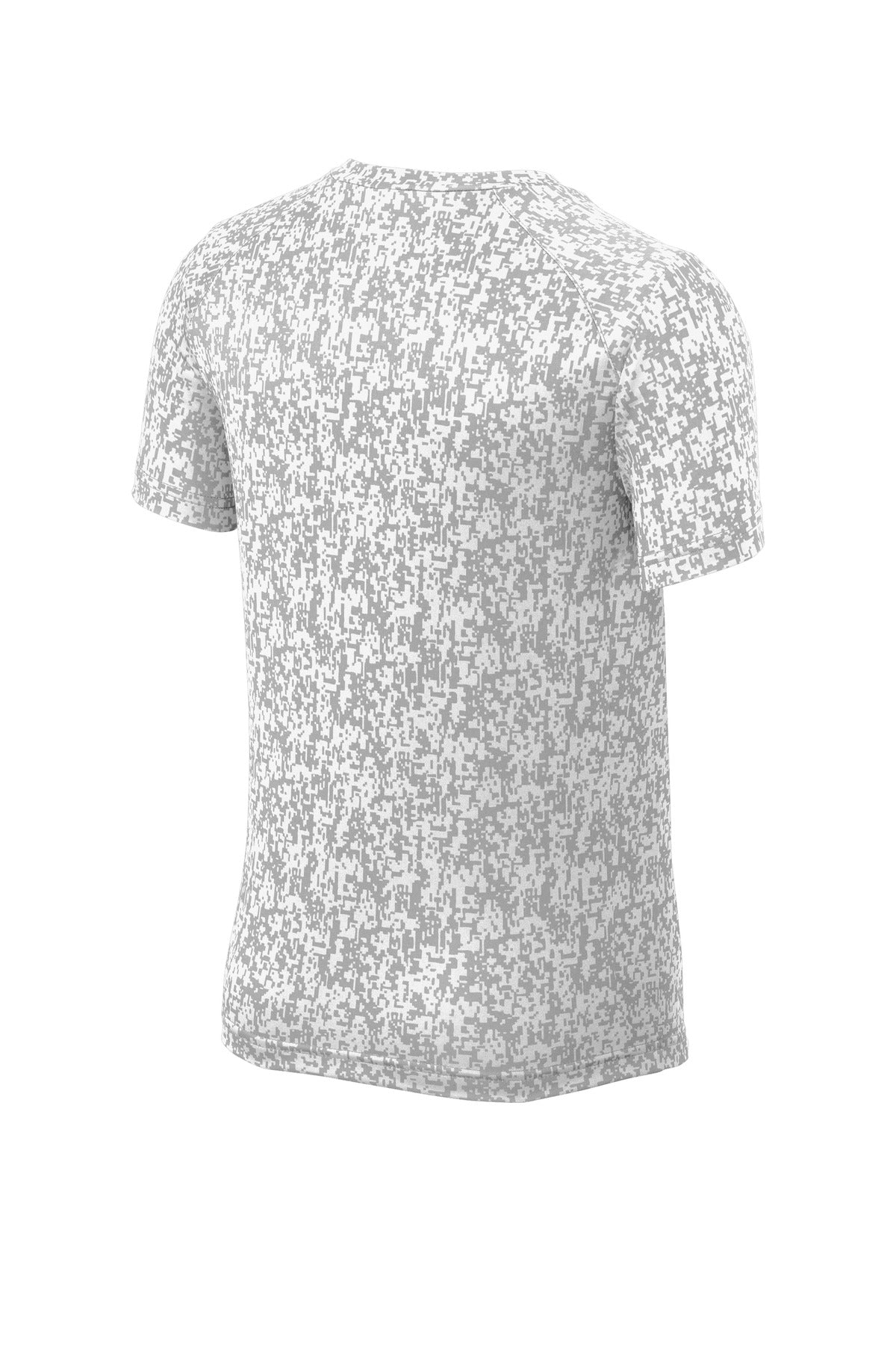 Sport-Tek Youth Digi Camo Tee YST460 - White - Back (flat)