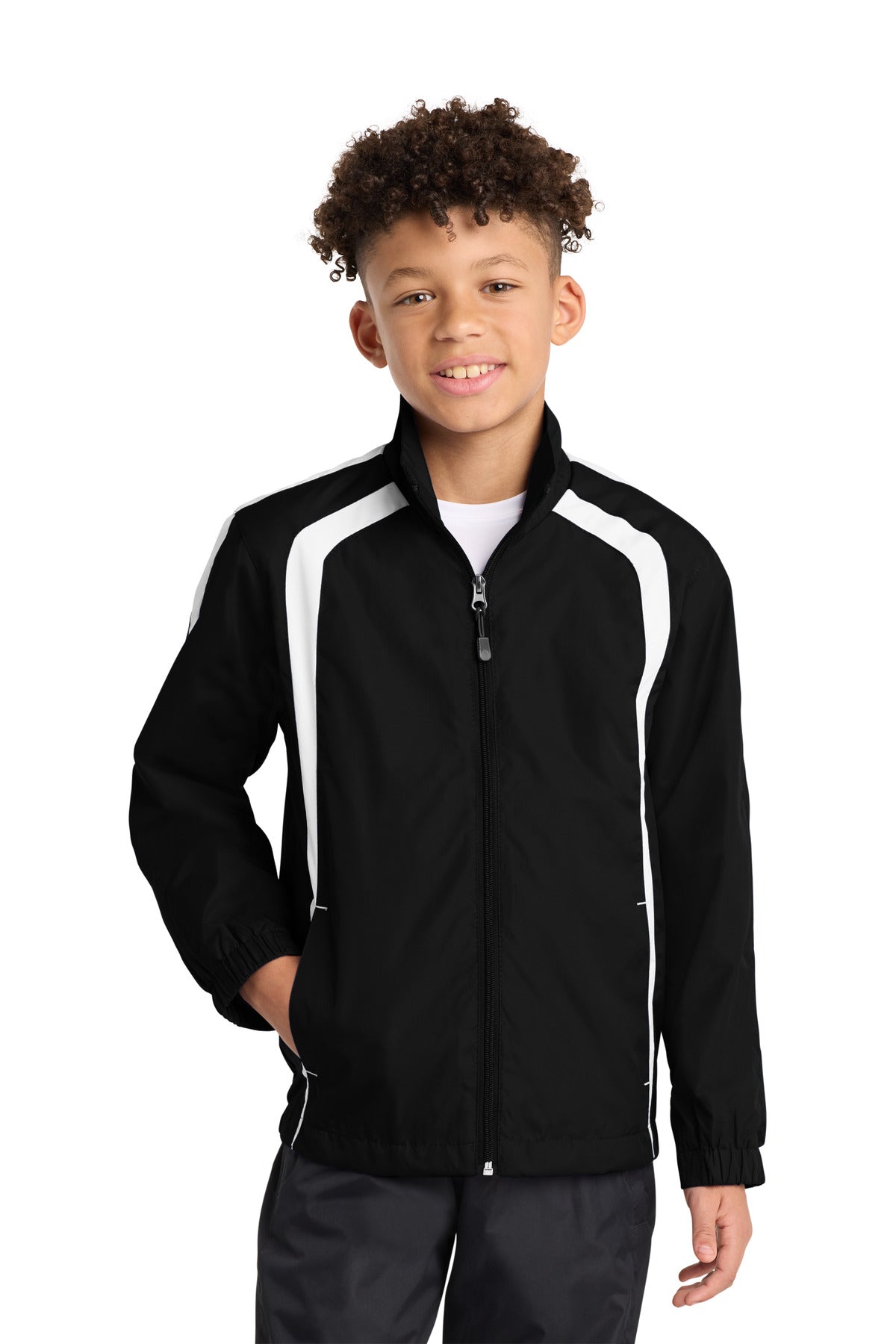 Sport-Tek ®  Youth Colorblock Raglan Jacket. YST60