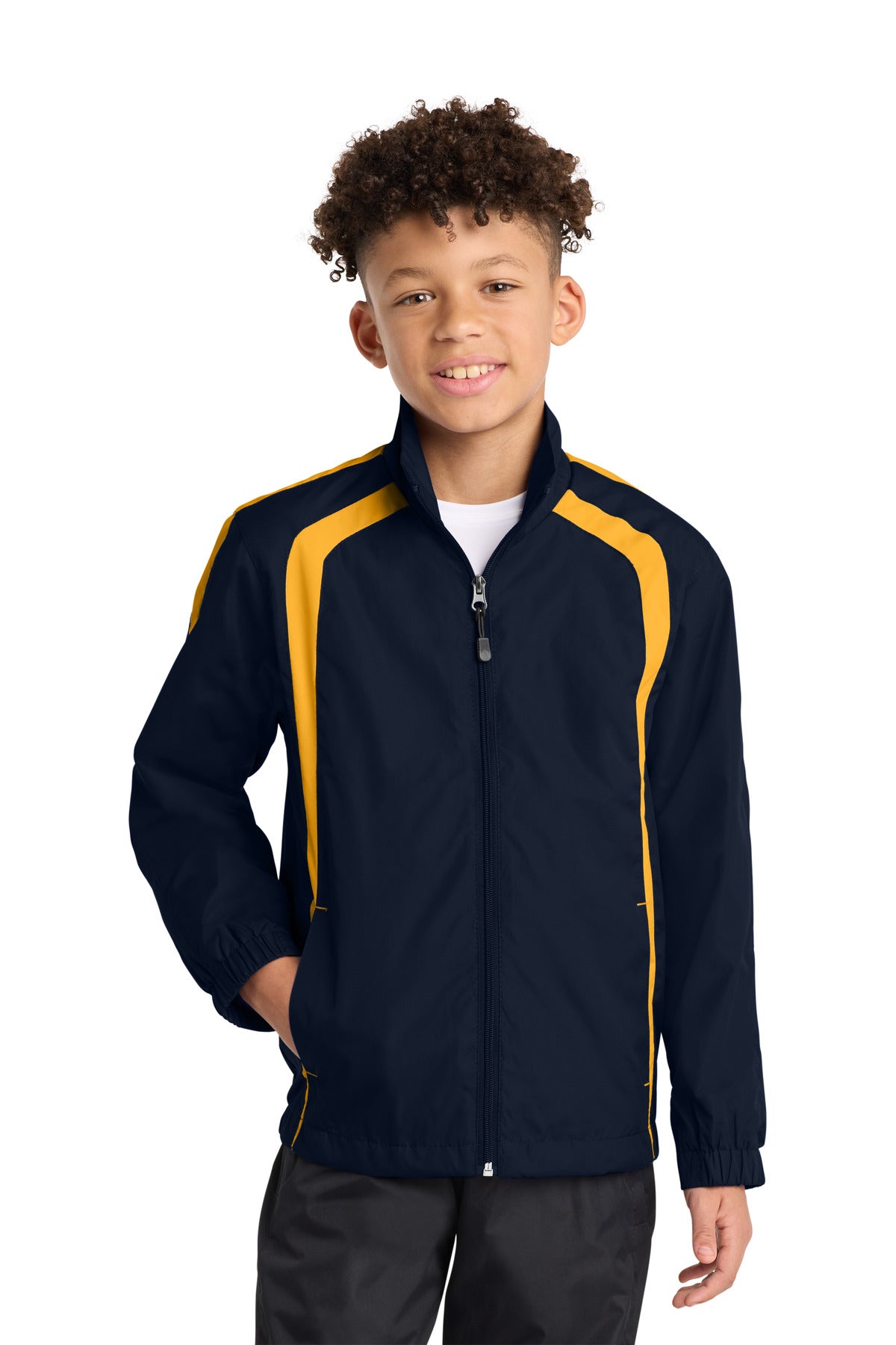 Sport-Tek ®  Youth Colorblock Raglan Jacket. YST60