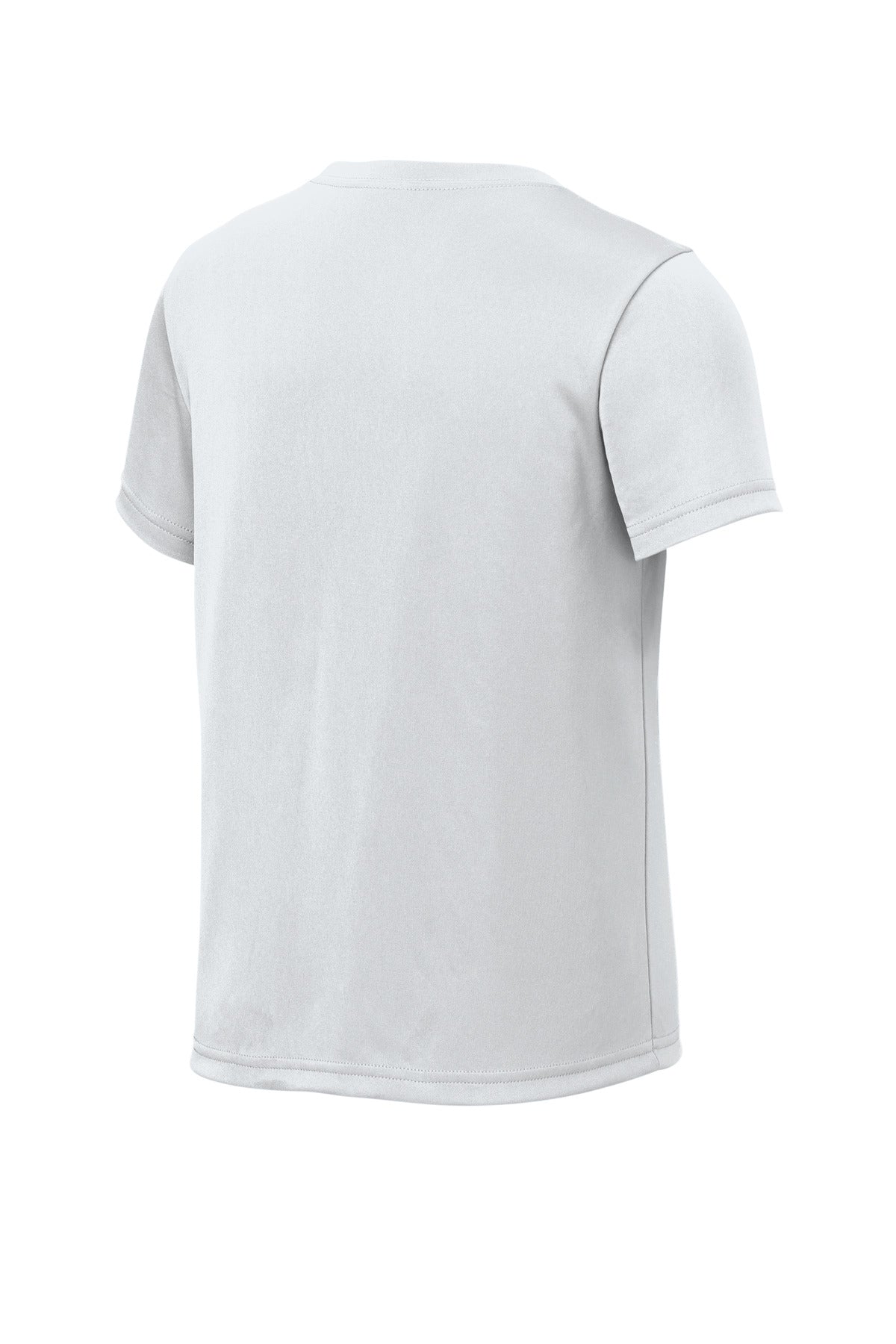 Sport-Tek Youth PosiCharge Re-Compete Tee YST720 - White - Back (flat)