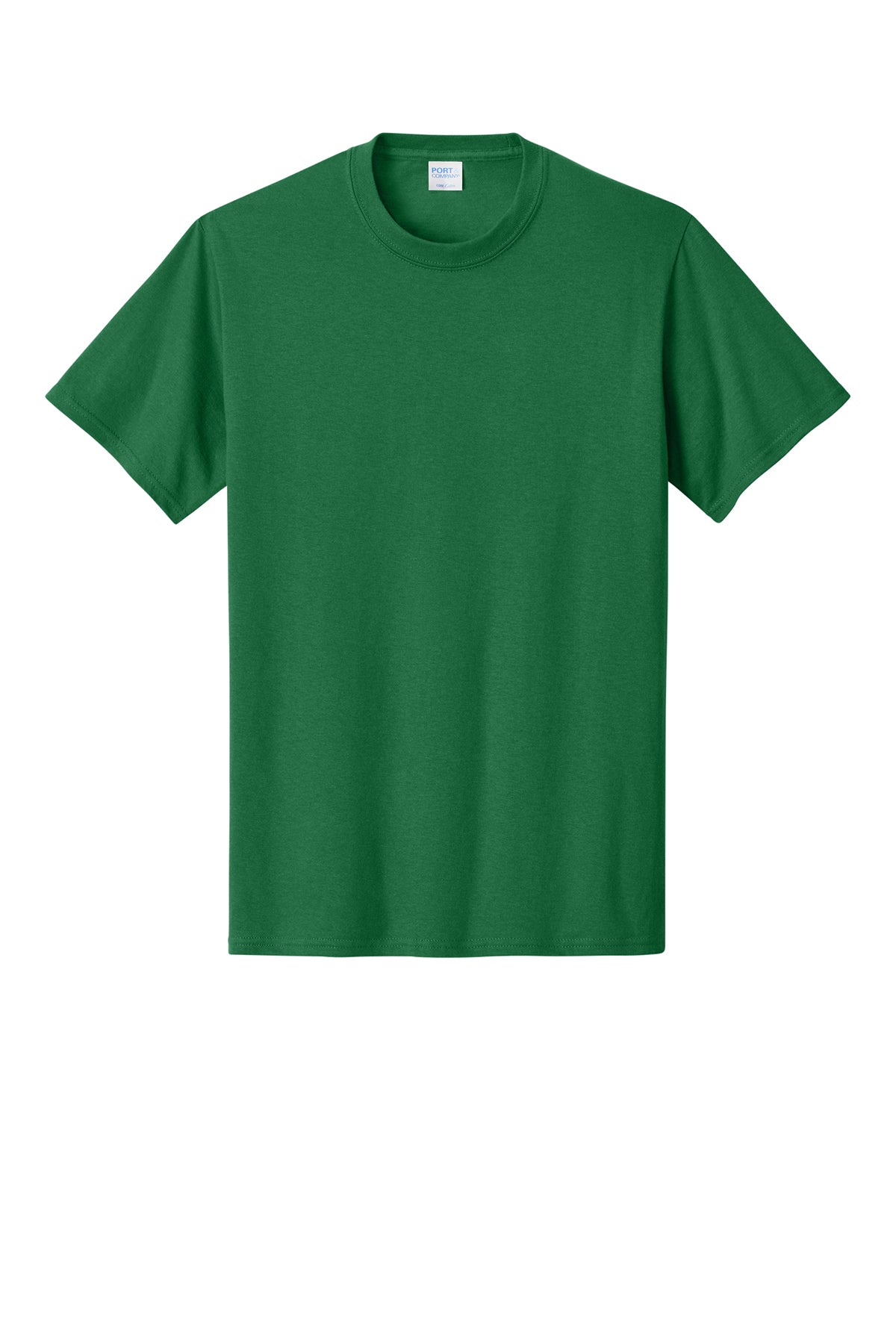 Port & Company PC54 Core Cotton Tee, Athletic Kelly, Flat front