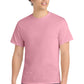 Port & Company PC54 Core Cotton Tee, Candy Pink, Model front