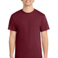 Port & Company PC54 Core Cotton Tee, Cardinal, Model front