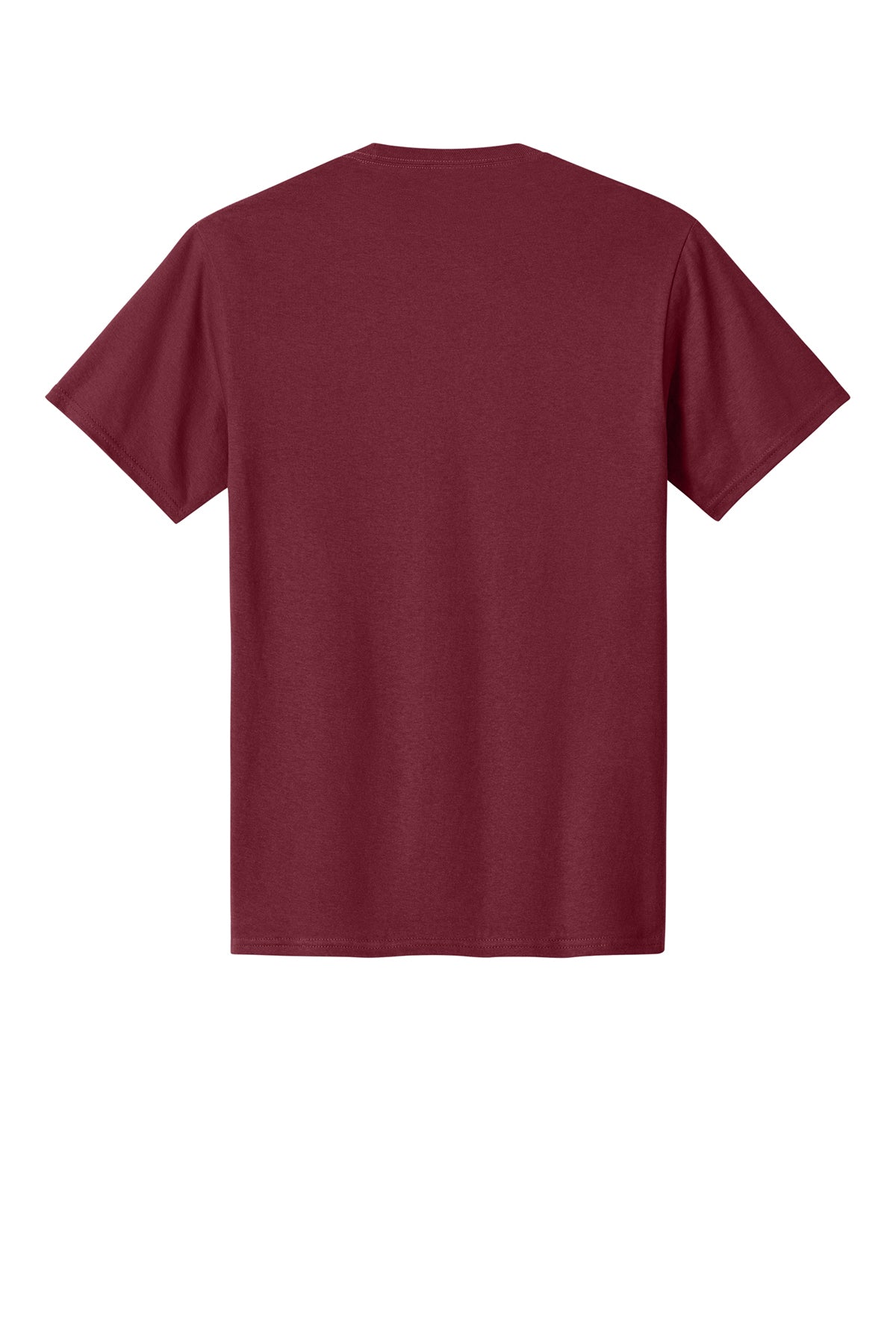 Port & Company PC54 Core Cotton Tee, Cardinal, Flat back