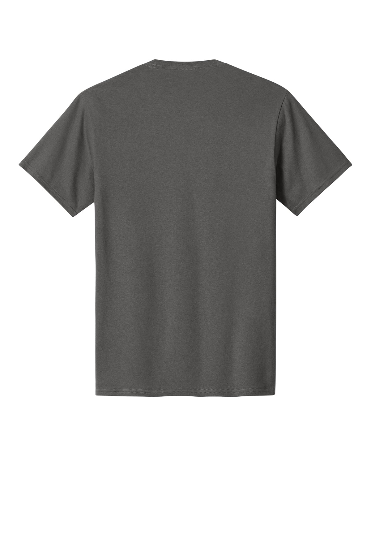 Port & Company PC54 Core Cotton Tee, Charcoal, Flat back