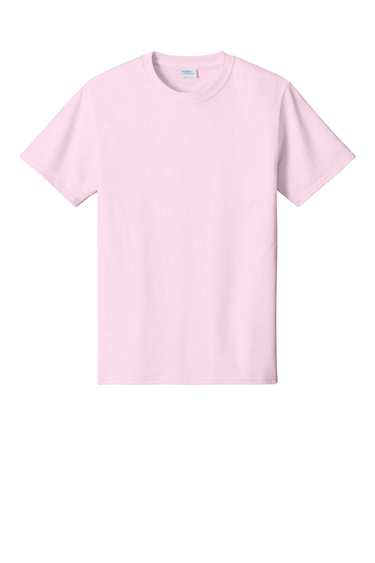 Port & Company PC54 Core Cotton Tee, Cherry Blossom, Flat front