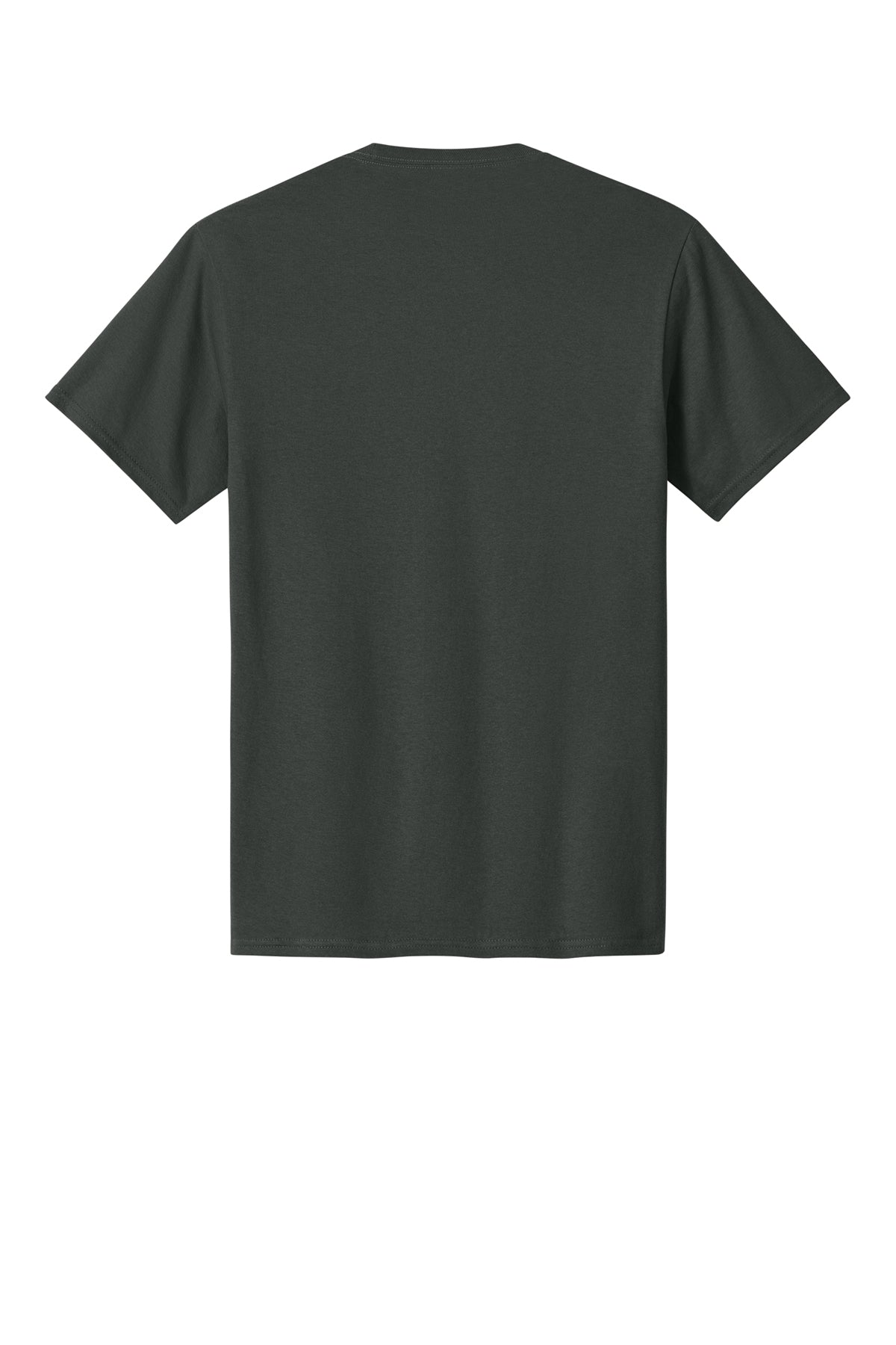 Port & Company PC54 Core Cotton Tee, Coal Grey, Flat back