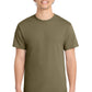 Port & Company PC54 Core Cotton Tee, Coyote Brown, Model front