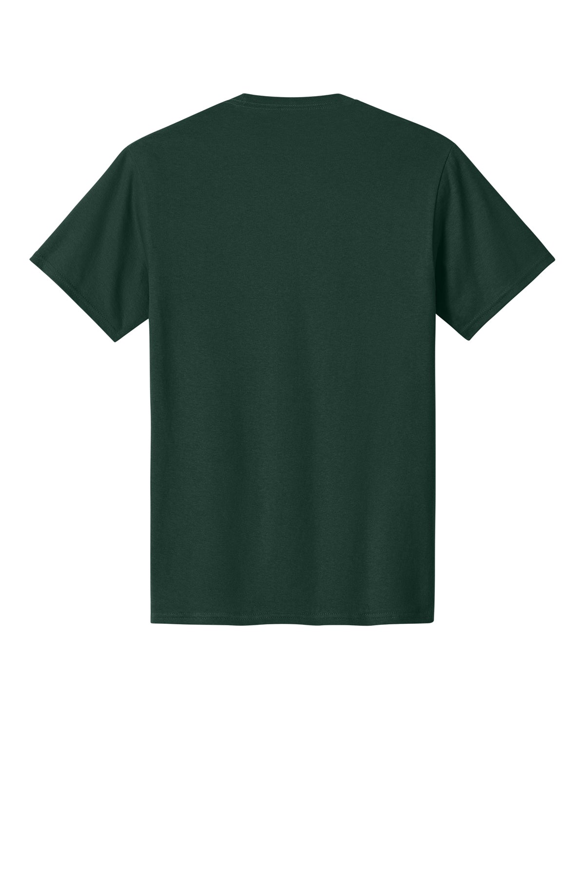 Port & Company PC54 Core Cotton Tee, Dark Green, Flat back