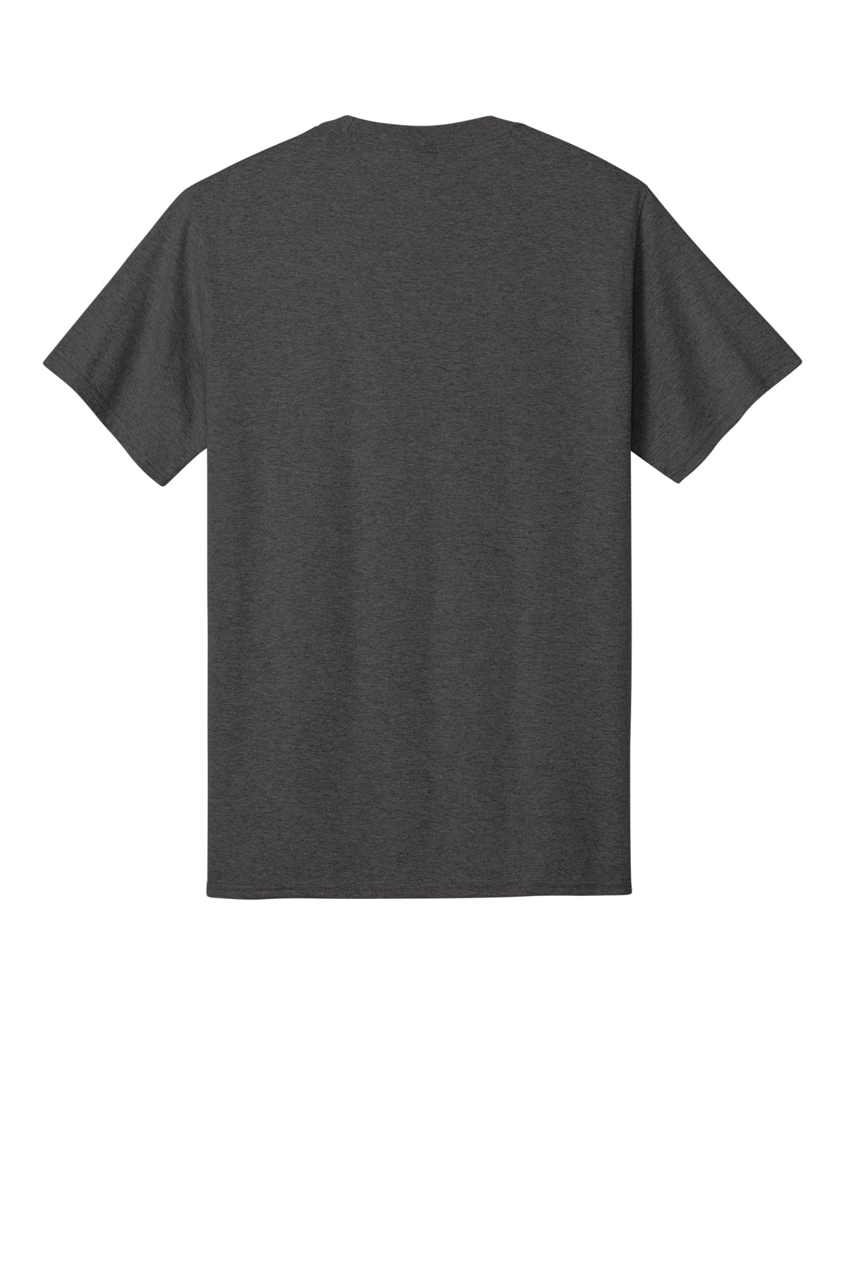 Port & Company PC54 Core Cotton Tee, Dark Heather Grey, Flat back