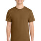 Port & Company PC54 Core Cotton Tee, Duck Brown, Model front
