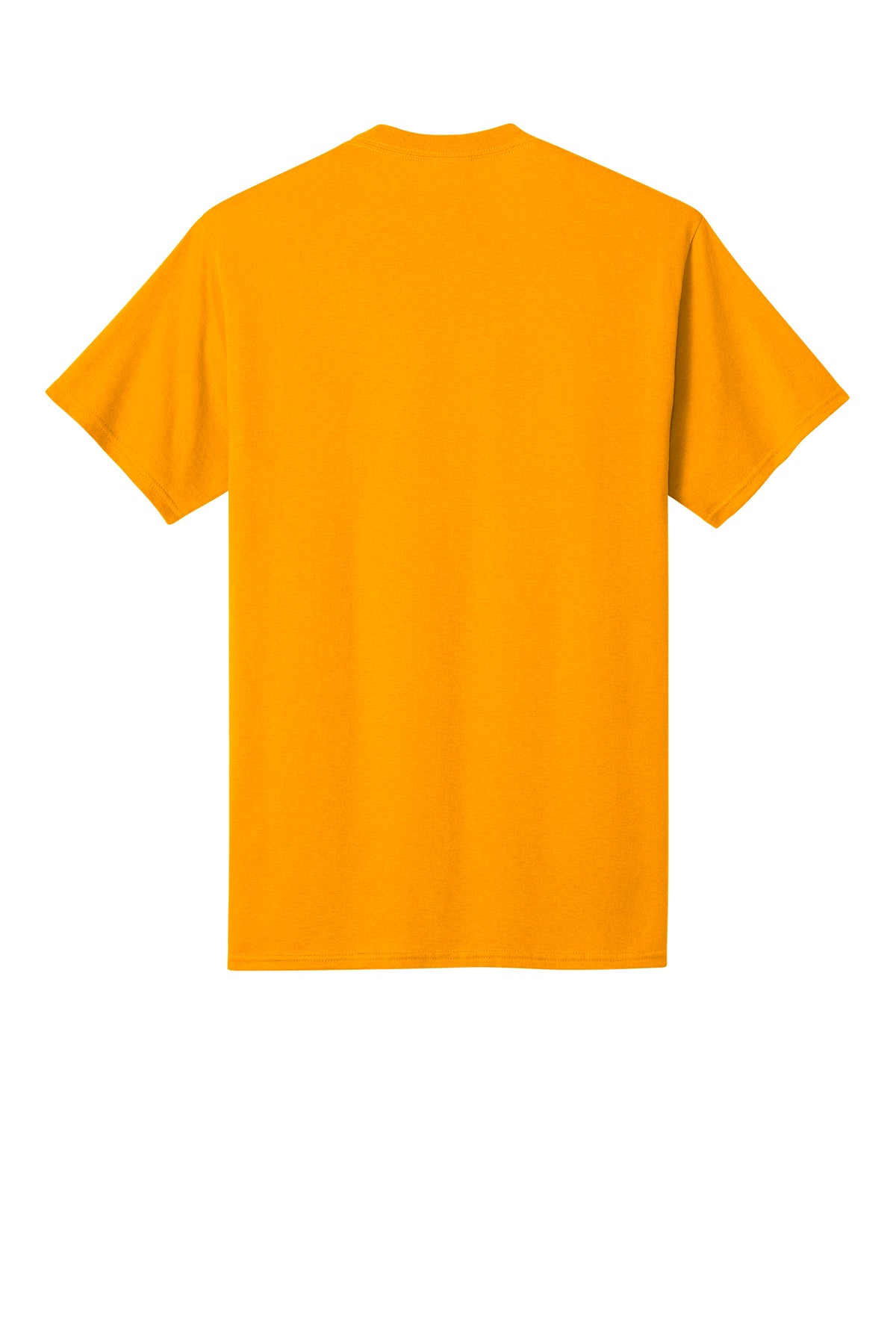 Port & Company PC54 Core Cotton Tee, Gold, Flat back