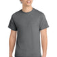 Port & Company PC54 Core Cotton Tee, Graphite Heather, Model front