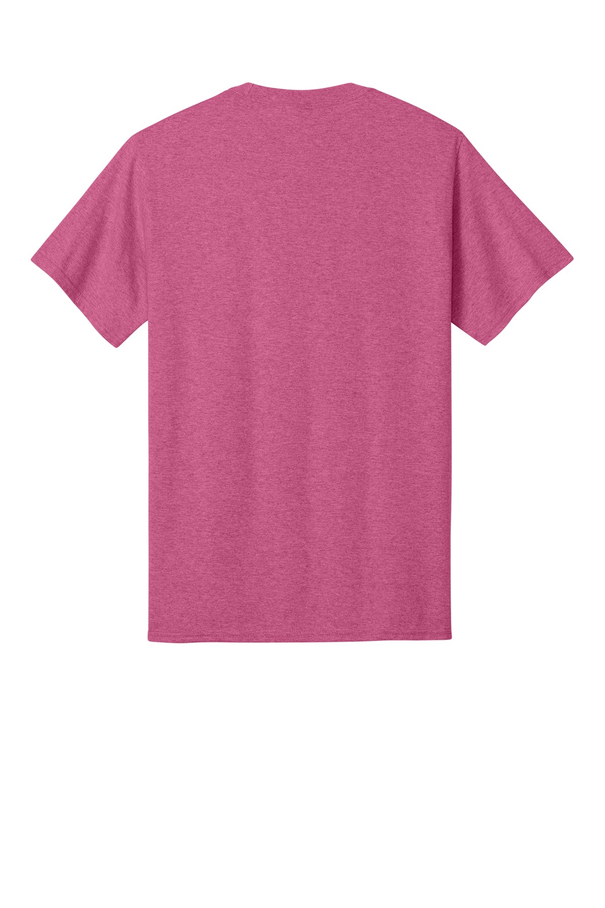Port & Company PC54 Core Cotton Tee, Heather Sangria, Flat back