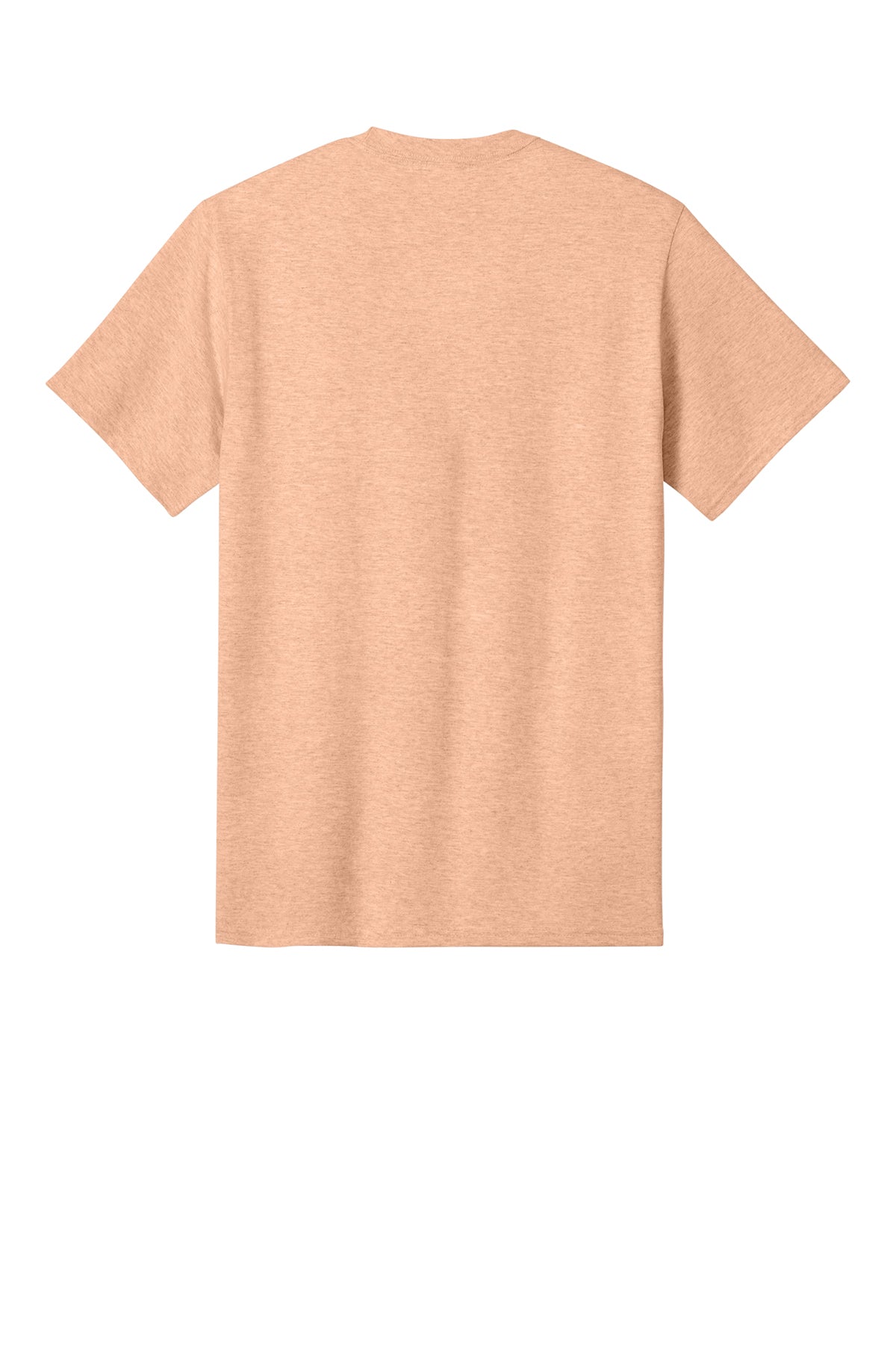 Port & Company PC54 Core Cotton Tee, Heathered Dusty Peach, Flat back