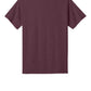 Port & Company PC54 Core Cotton Tee, Heather Athletic Maroon, Flat back