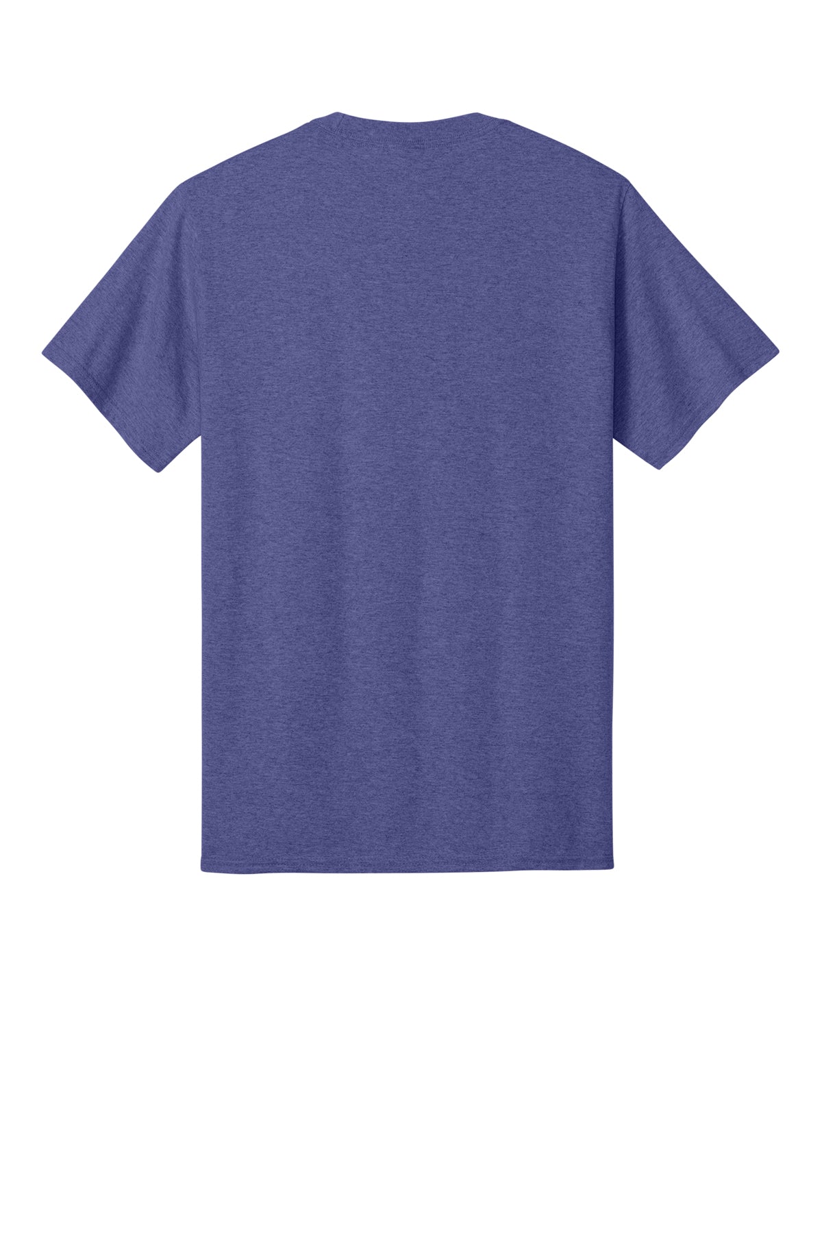 Port & Company PC54 Core Cotton Tee, Heather Purple, Flat back