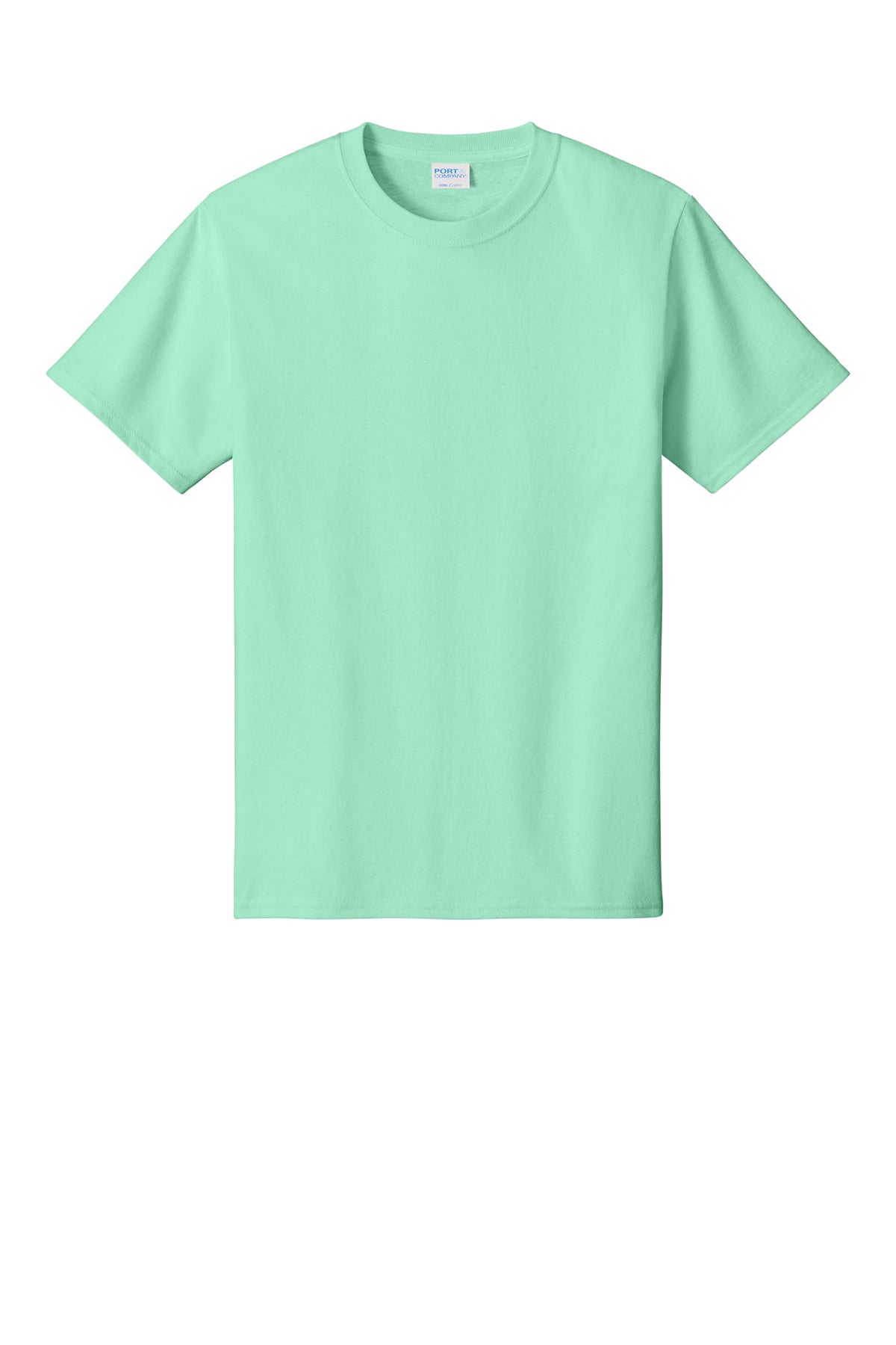 Port & Company PC54 Core Cotton Tee, Jadeite, Flat front