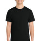 Port & Company PC54 Core Cotton Tee, Jet Black, Model front