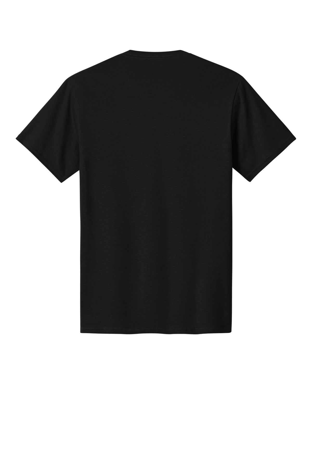 Port & Company PC54 Core Cotton Tee, Jet Black, Flat back
