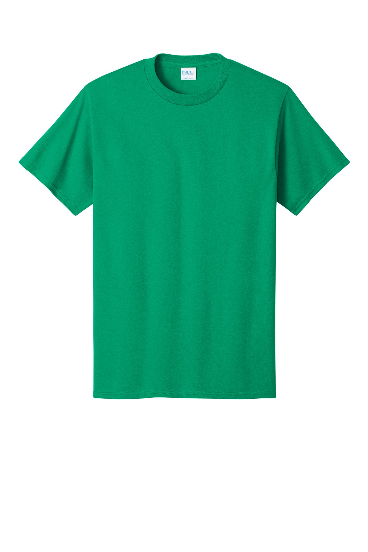 Port & Company PC54 Core Cotton Tee, Kelly, Flat front