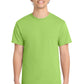 Port & Company PC54 Core Cotton Tee, Lime, Model front
