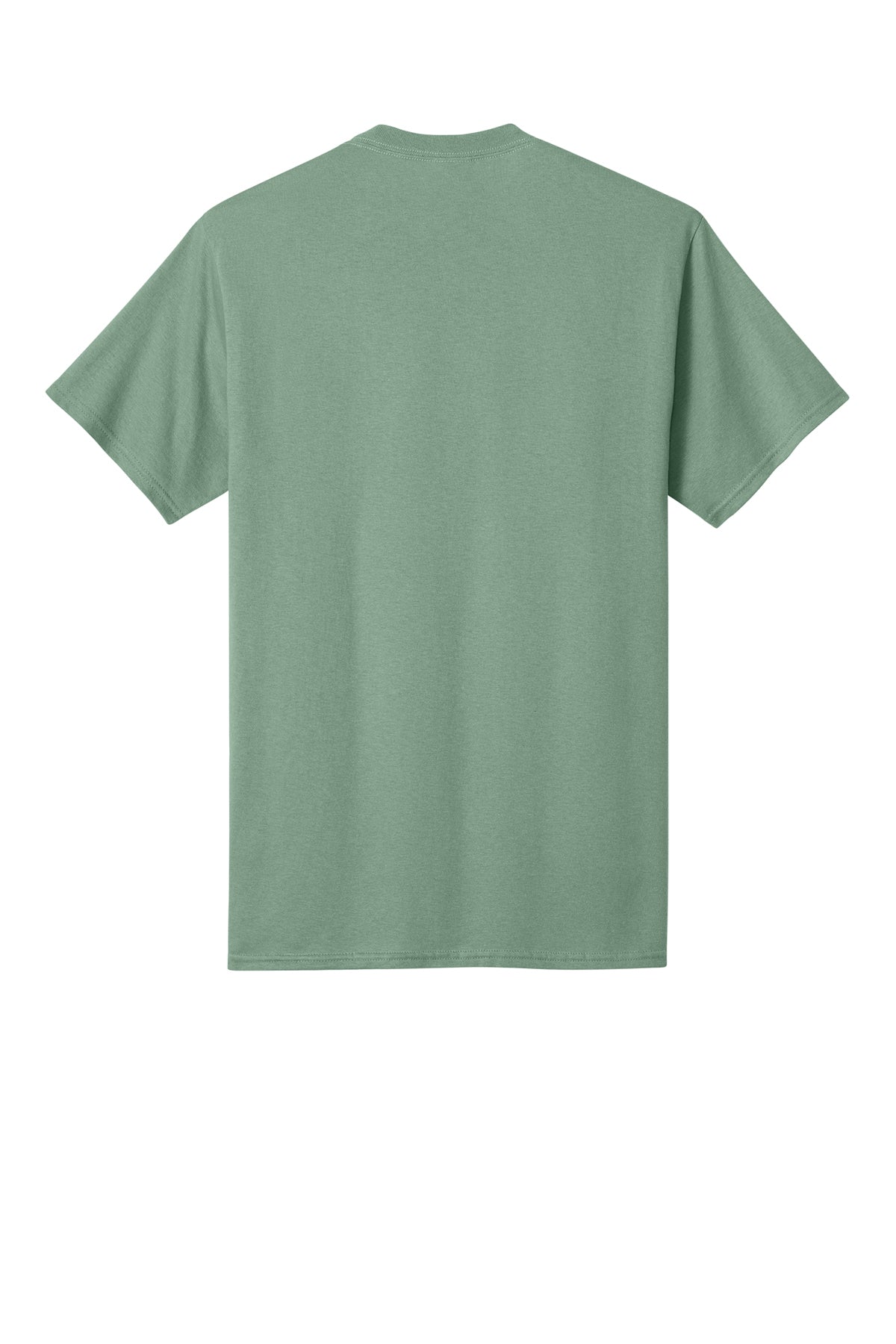 Port & Company PC54 Core Cotton Tee, Laurel Green, Flat back