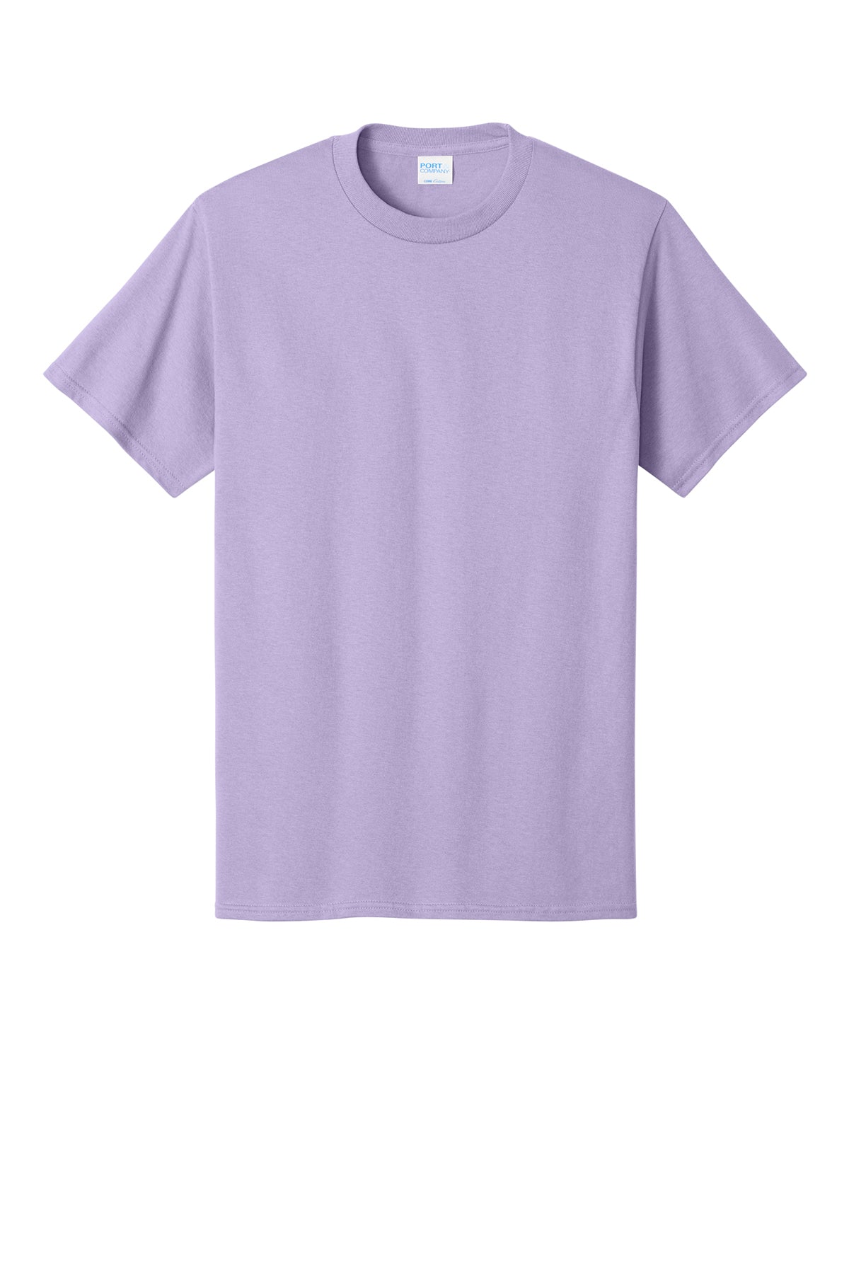 Port & Company PC54 Core Cotton Tee, Lavender, Flat front