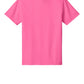 Port & Company PC54 Core Cotton Tee, Neon Pink, Flat front