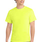 Port & Company PC54 Core Cotton Tee, Neon Yellow, Model front
