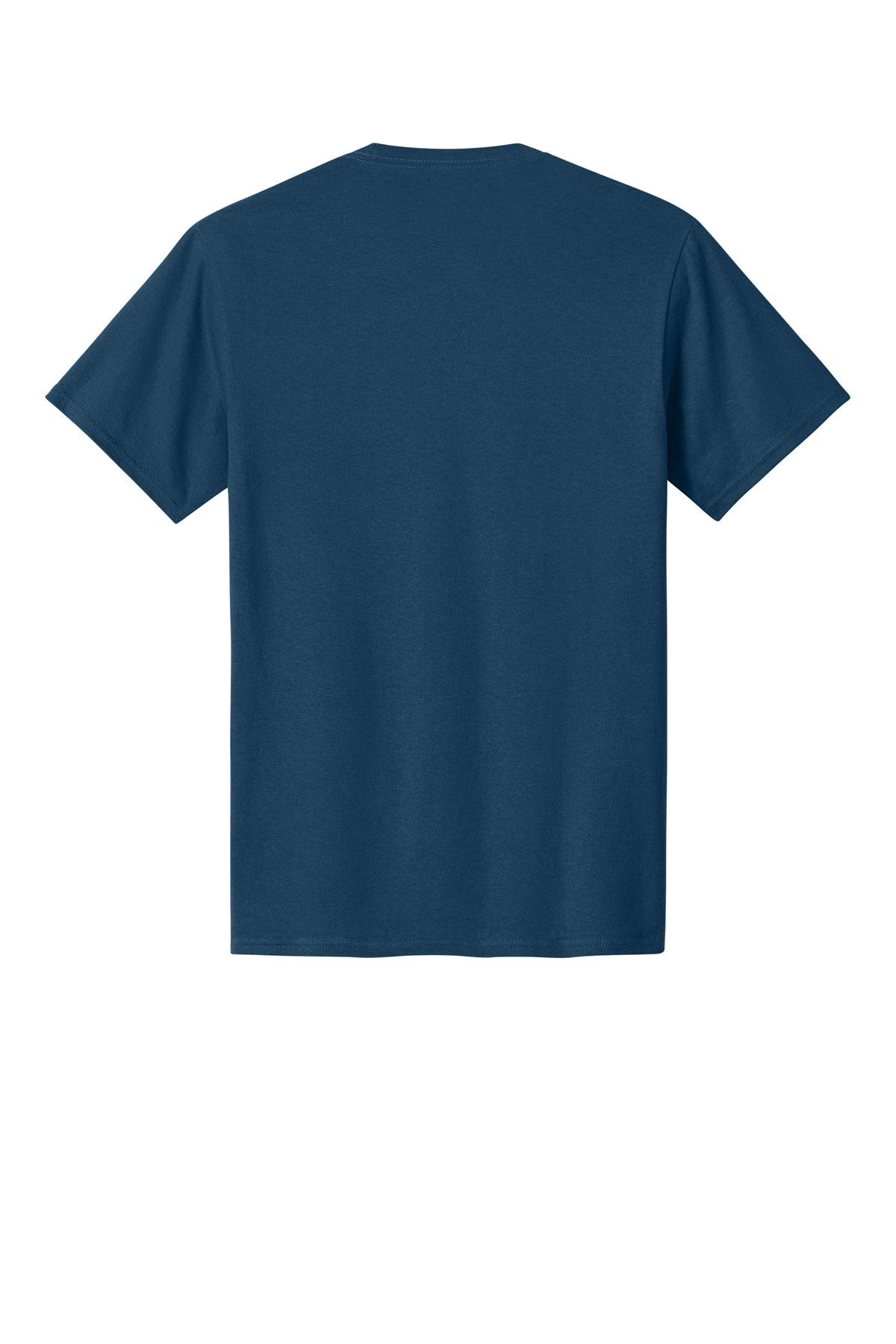 Port & Company PC54 Core Cotton Tee, Neptune Blue, Flat back