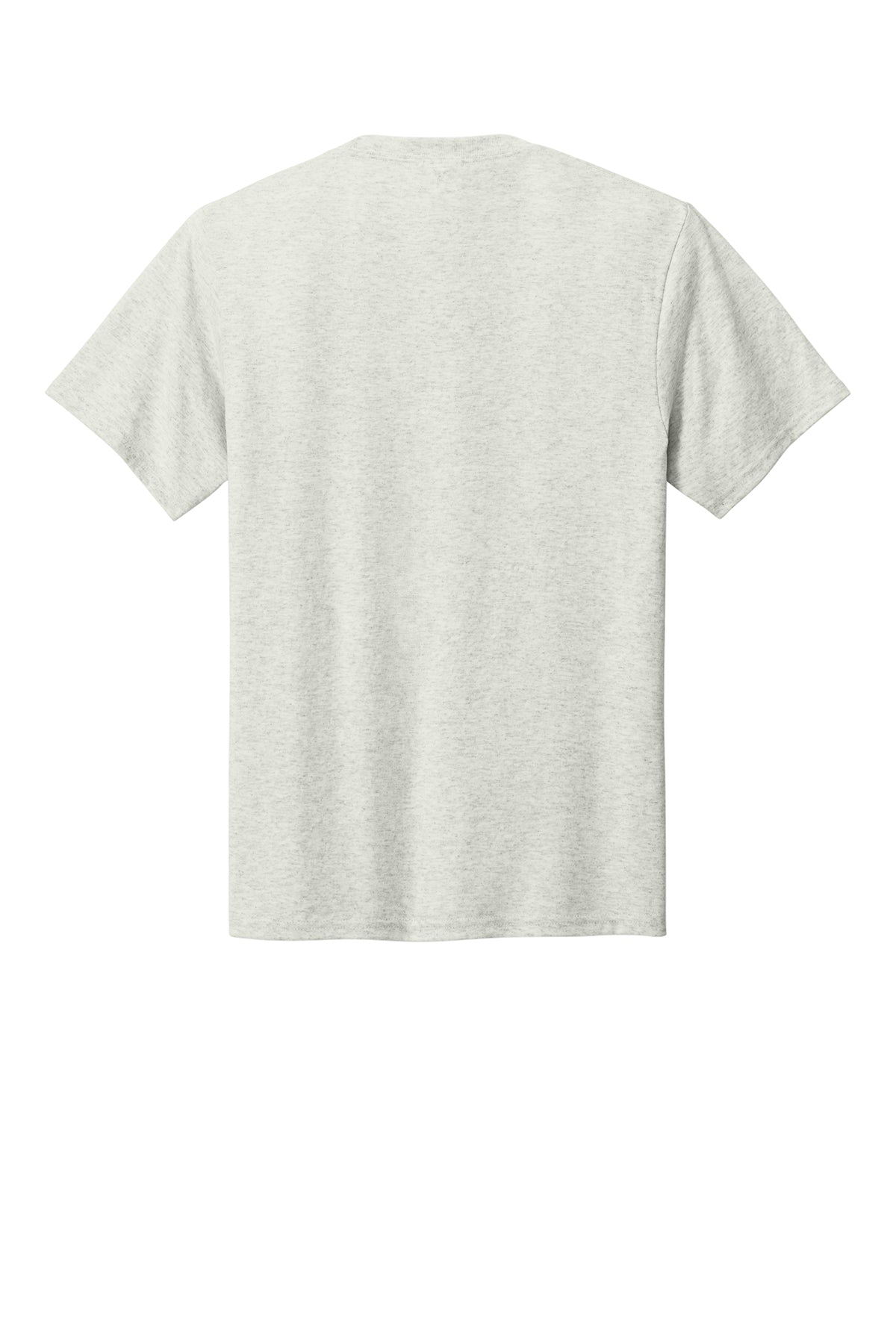 Port & Company PC54 Core Cotton Tee, Oatmeal Heather, Flat back