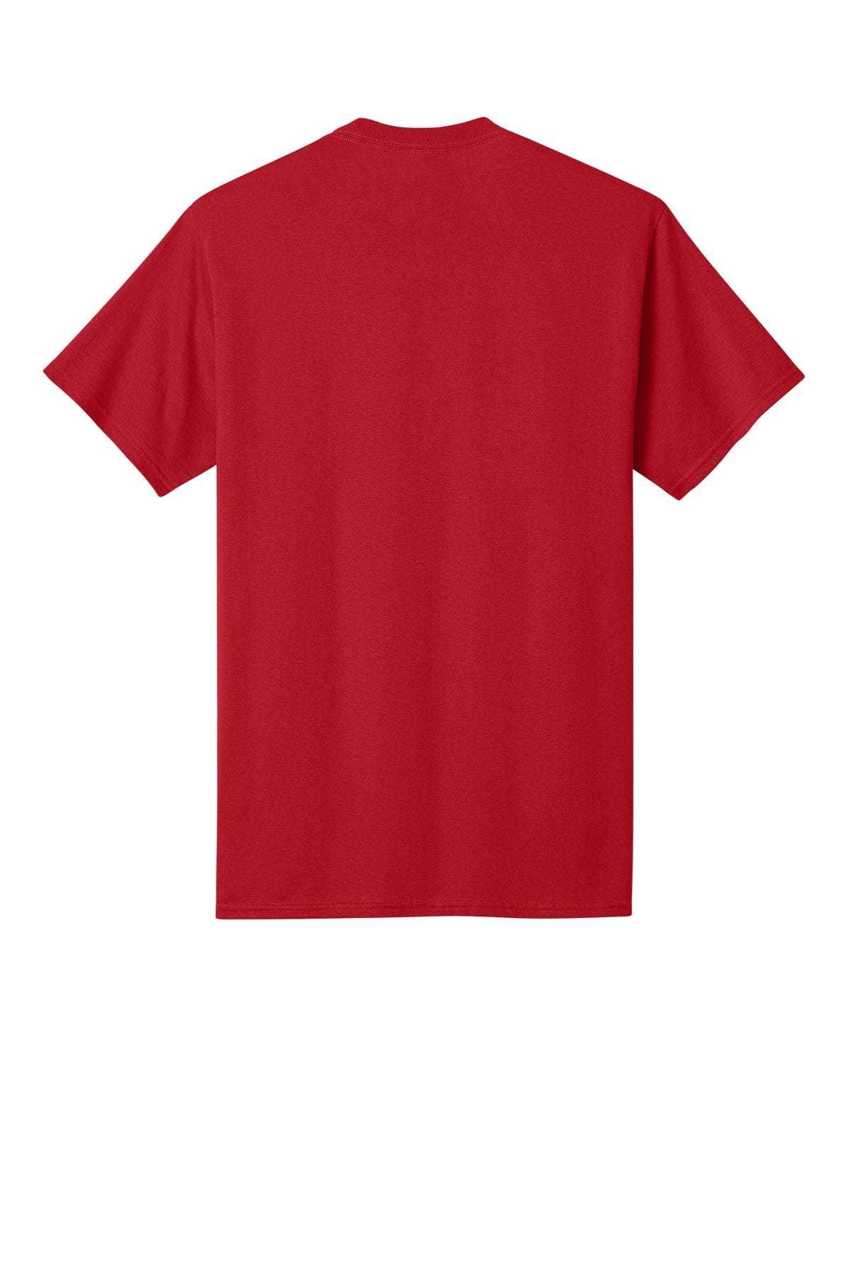 Port & Company PC54 Core Cotton Tee, Red, Flat back