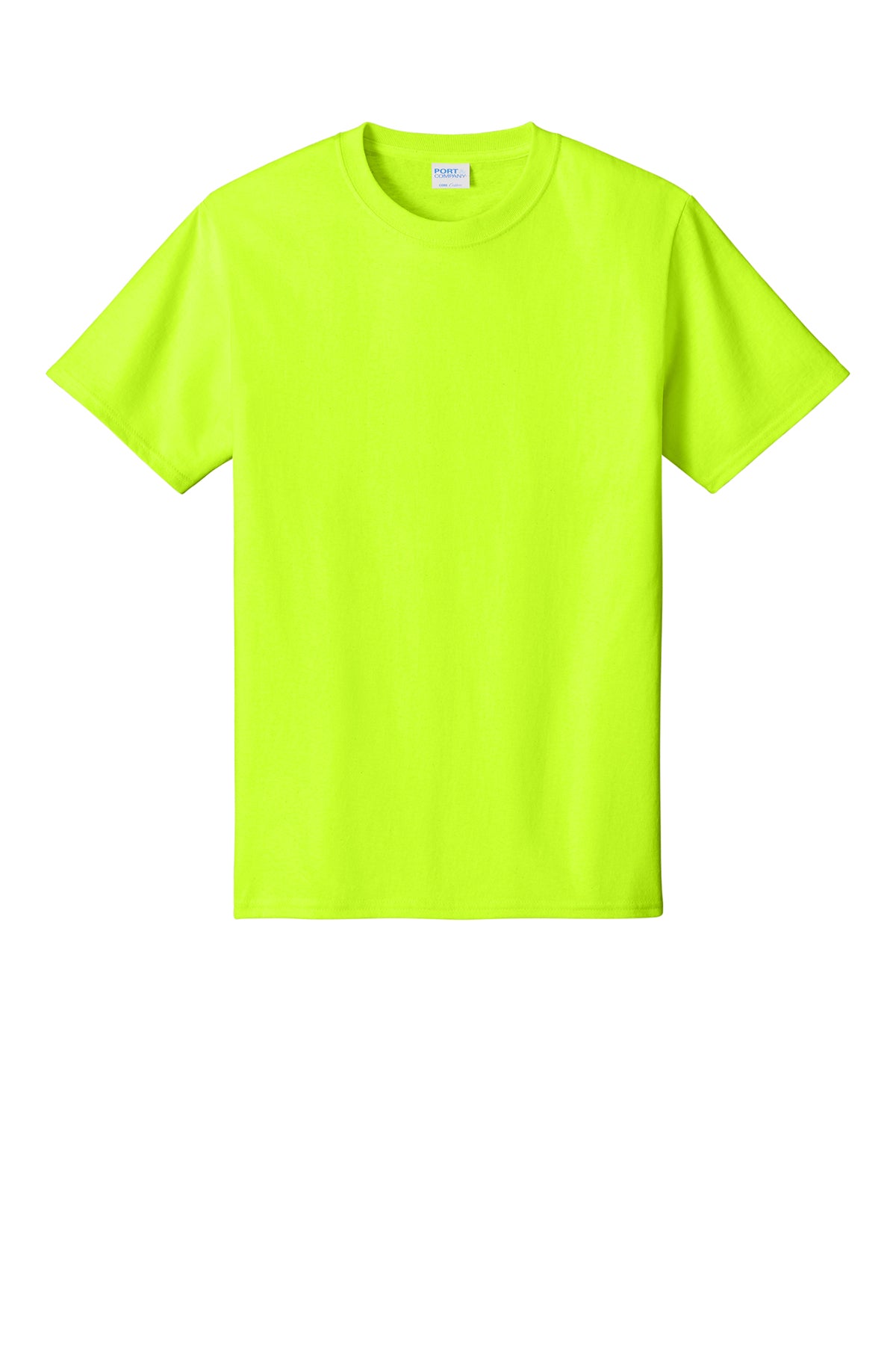 Port & Company PC54 Core Cotton Tee, S. Green, Flat front