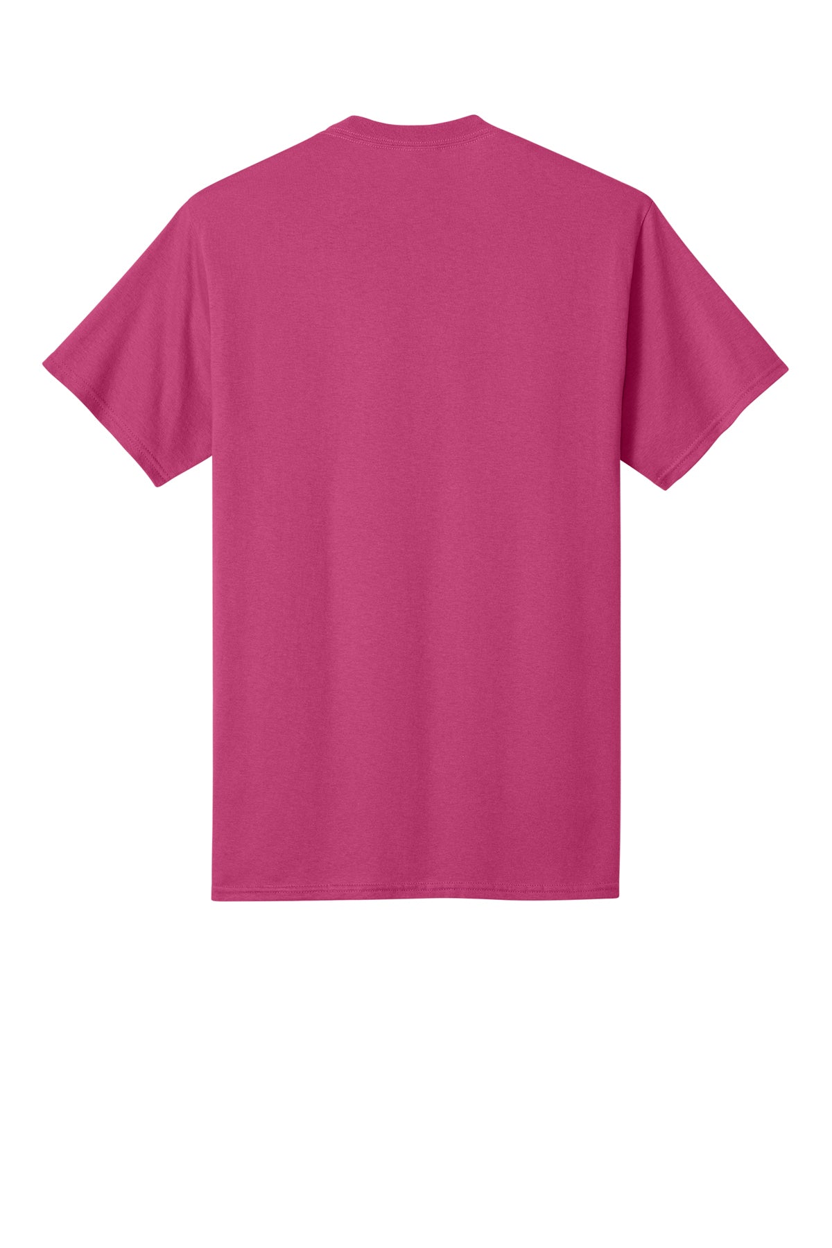 Port & Company PC54 Core Cotton Tee, Sangria, Flat back
