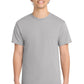Port & Company PC54 Core Cotton Tee, Silver, Model front