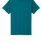 Port & Company PC54 Core Cotton Tee, Teal, Flat front